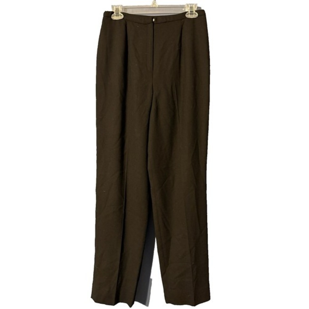 Vtg Pendleton Dress Pants Womens 6 Virgin Wool Tweed High Rise Pleated Comfort - Picture 2 of 10